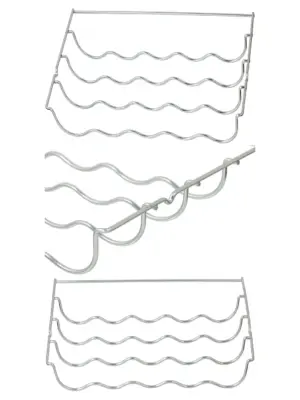 Wine Bottle Rack Insert for Prima Neff Siemens Fridge 460x290x70mm