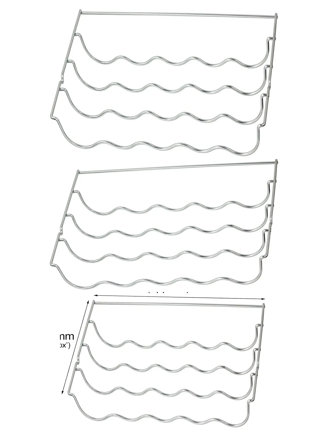 Wine Bottle Rack Insert for Schreiber Fridge – 457x290x70mm
