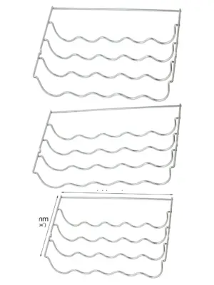 Wine Bottle Rack Shelf Insert for Haier Refrigerator, 457x290x70mm