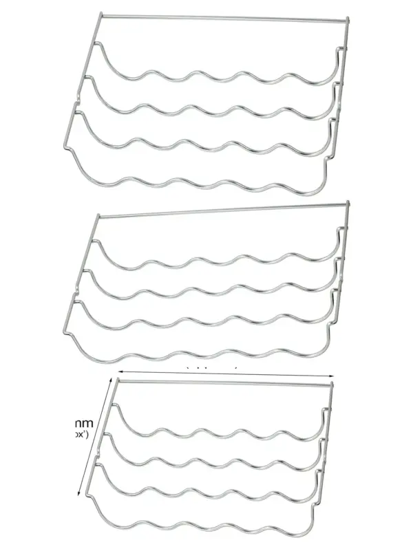 Wine Bottle Rack Shelf Insert for Haier Refrigerator, 457x290x70mm