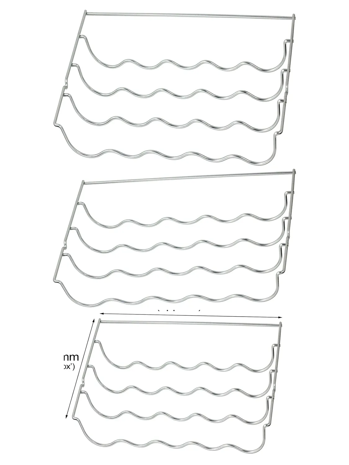 Wine Bottle Rack Shelf Insert for Haier Refrigerator, 457x290x70mm