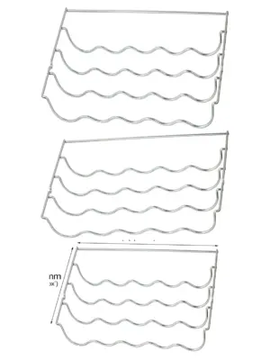 Wine Bottle Rack Shelf Insert for Hotpoint Fridge – 457×290×70 mm