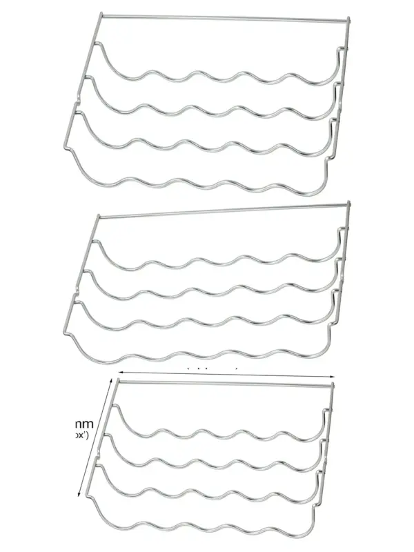 Wine Bottle Rack Shelf Insert for IceKing Fridge – 457×290×70mm