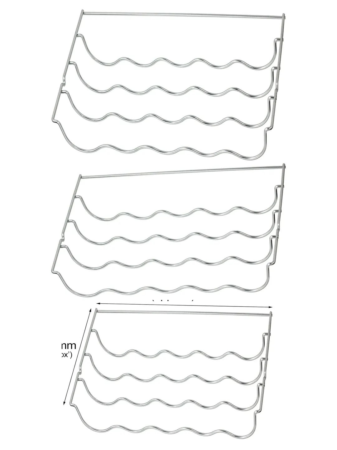Wine Bottle Rack Shelf Insert for Indesit Fridge – 457x290x70mm