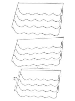 Wine Bottle Rack Shelf Insert for Montpellier Fridge – 457x290x70mm