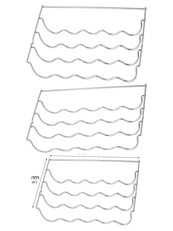 Wine Bottle Rack Shelf Insert for Philips Refrigerator – 457×290×70 mm