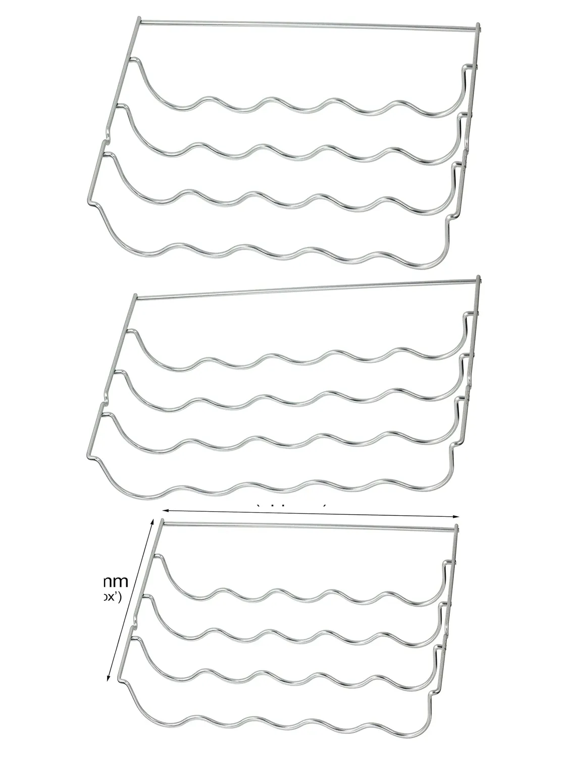 Wine Bottle Rack Shelf Insert for Philips Refrigerator – 457×290×70 mm