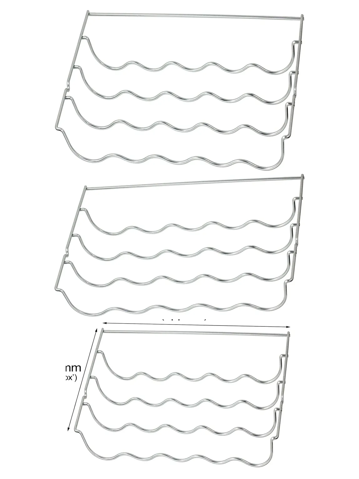Wine Bottle Rack Shelf Insert for Teka Refrigerators – 457×290×70 mm