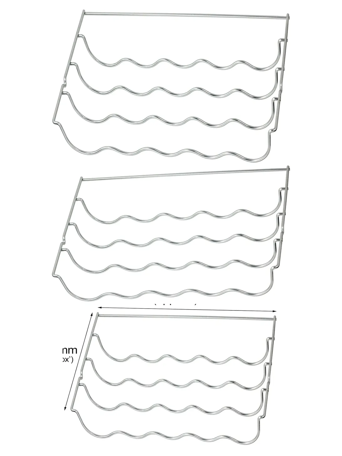 Wine Rack Shelf Insert for Labcold Fridge – 457x290x70mm