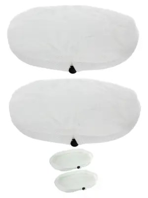 Wolf 1500W Super H2OT Steam Mop Hard Floor Cleaning Cloth – 2 Pack