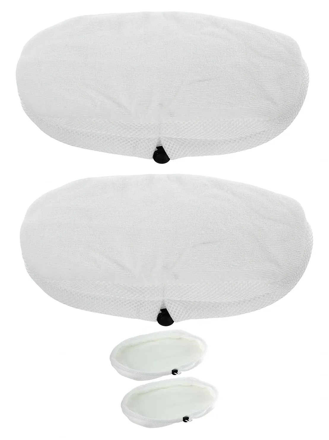 Wolf 1500W Super H2OT Steam Mop Hard Floor Cleaning Cloth – 2 Pack