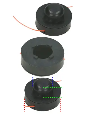 Wolf Trimmer Line Spool – Replacement Cord for Grass Strimmer