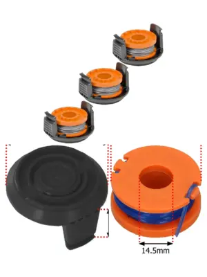 WORX Line Spool & Cover Set - 3 Pack for WG150E/151E/151E-A Trimmer