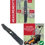 Worx Metal Blade 33cm Replacement for WG772‑WG779 Mowers