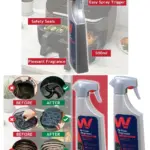 WPRO 500ml Air Fryer Degreaser Spray – Fast Grease & Burnt Food Cleaner