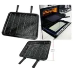 XXL 44 cm Grill Pan with Double Handles – Oven Safe