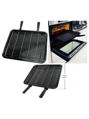 XXL 44 cm Grill Pan with Double Handles – Oven Safe