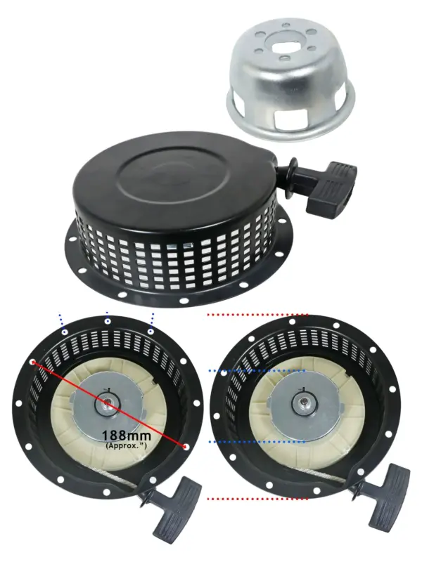 Yanmar Recoil Starter Pull Cord for 7HP L60/L70/L178F
