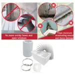 Zanussi Dryer Condenser Box with 7m Extra‑Long Hose Kit