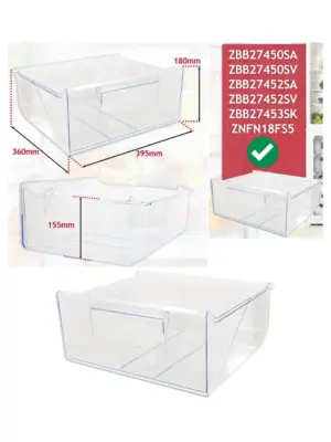 Zanussi Fridge Freezer Bottom Drawer Replacement ZBB27450/52 8087788017