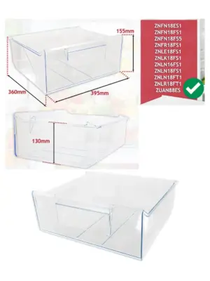 Zanussi Fridge Freezer Drawer Box – Fits ZNFN/ZNFR/ZNL