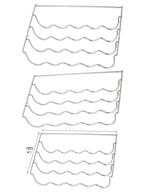 Zanussi Fridge Wine Bottle Rack Insert – 457x290x70mm