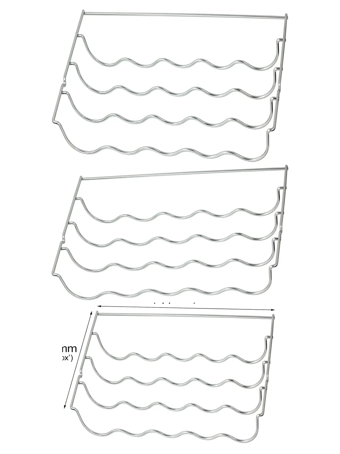 Zanussi Fridge Wine Bottle Rack Insert – 457x290x70mm
