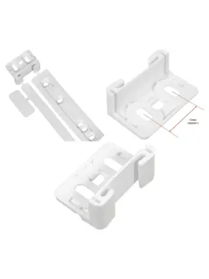 Zanussi Integrated Fridge Freezer Door Slide Plastic Mounting Kit