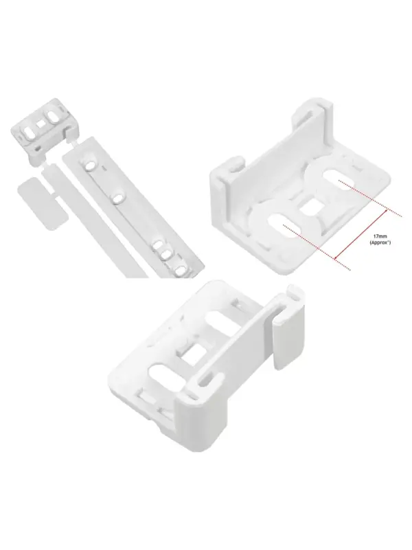 Zanussi Integrated Fridge Freezer Door Slide Plastic Mounting Kit