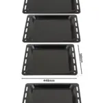 Zanussi Oven Baking Tray Set – Enamelled Pan 448×360×25 mm