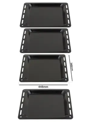 Zanussi Oven Baking Tray Set – Enamelled Pan 448×360×25 mm