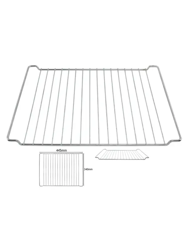 Zanussi Oven Grill Rack – Chrome Middle Shelf, 44.5 x 34 cm