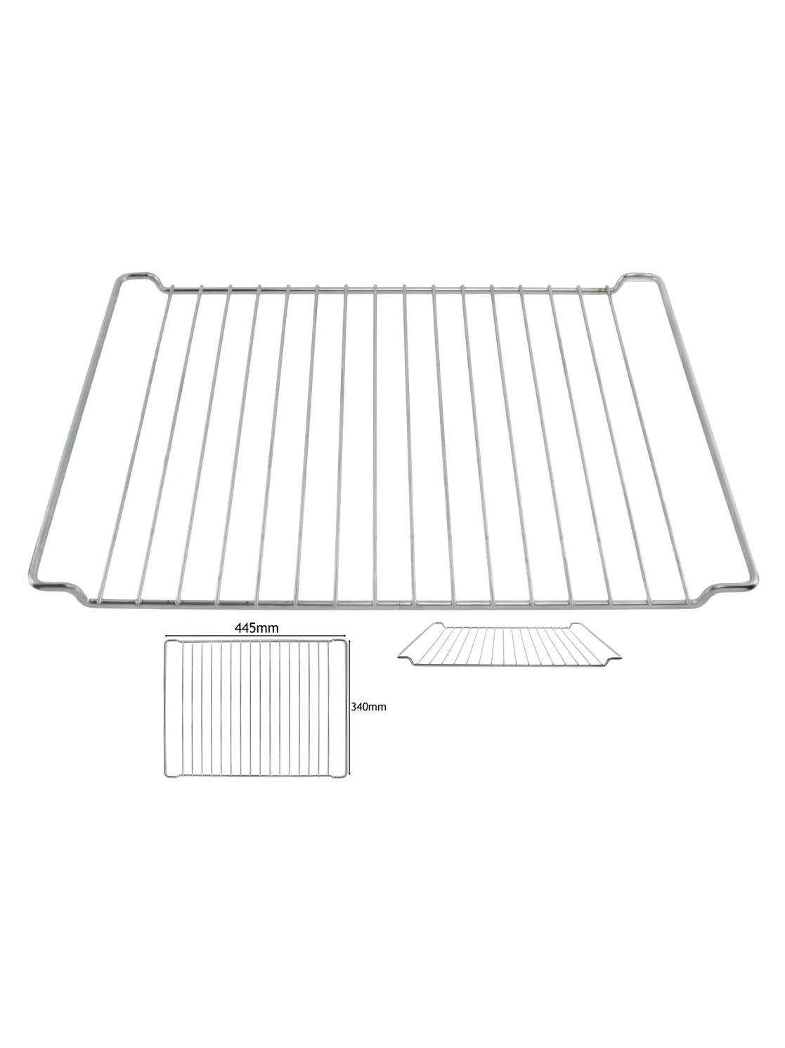 Zanussi Oven Grill Rack – Chrome Middle Shelf, 44.5 x 34 cm