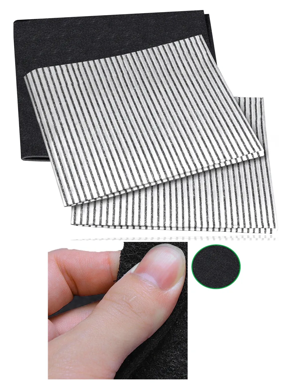 Zanussi Range Hood Filter Kit Carbon and Grease Replacement Set