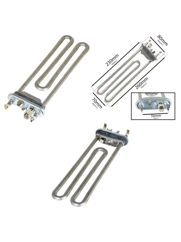 Zanussi Washing Machine 1950W Heating Element with NTC – fits ZWD‑ZWY