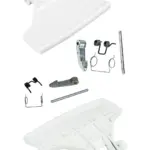 Zanussi Washing Machine Door Handle Latch Kit – Pin Lever 4055186631