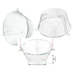 Zinc‑Coated 11″ Round Vent Guard for Cooker Hob & Dryer Outlet