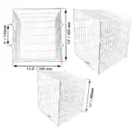 Zinc‑Coated Cooker Hob & Dryer Vent Guard – Square Cage 11×10×10.5 in
