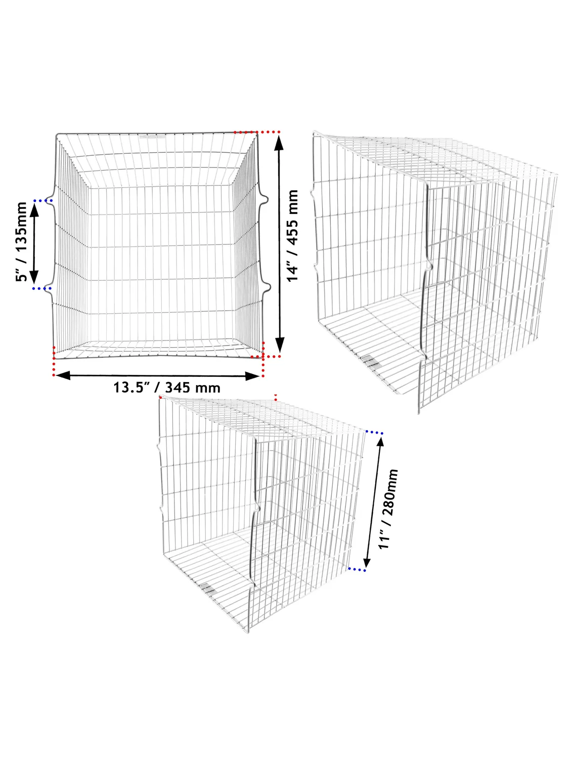 Zinc‑Coated Square CCTV Camera Guard with Exterior Light 11×10×10.5 in